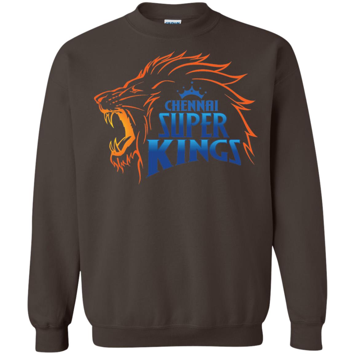 Chennai Super Kings Cricket Fans 2018 T-shirt Dark Chocolate
