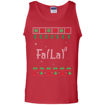 Fa La La La Mathematics X-mas Gift Shirt Red