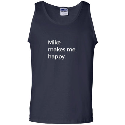 Strange Names And Things T-shirt Mike Makes Me Happy Navy