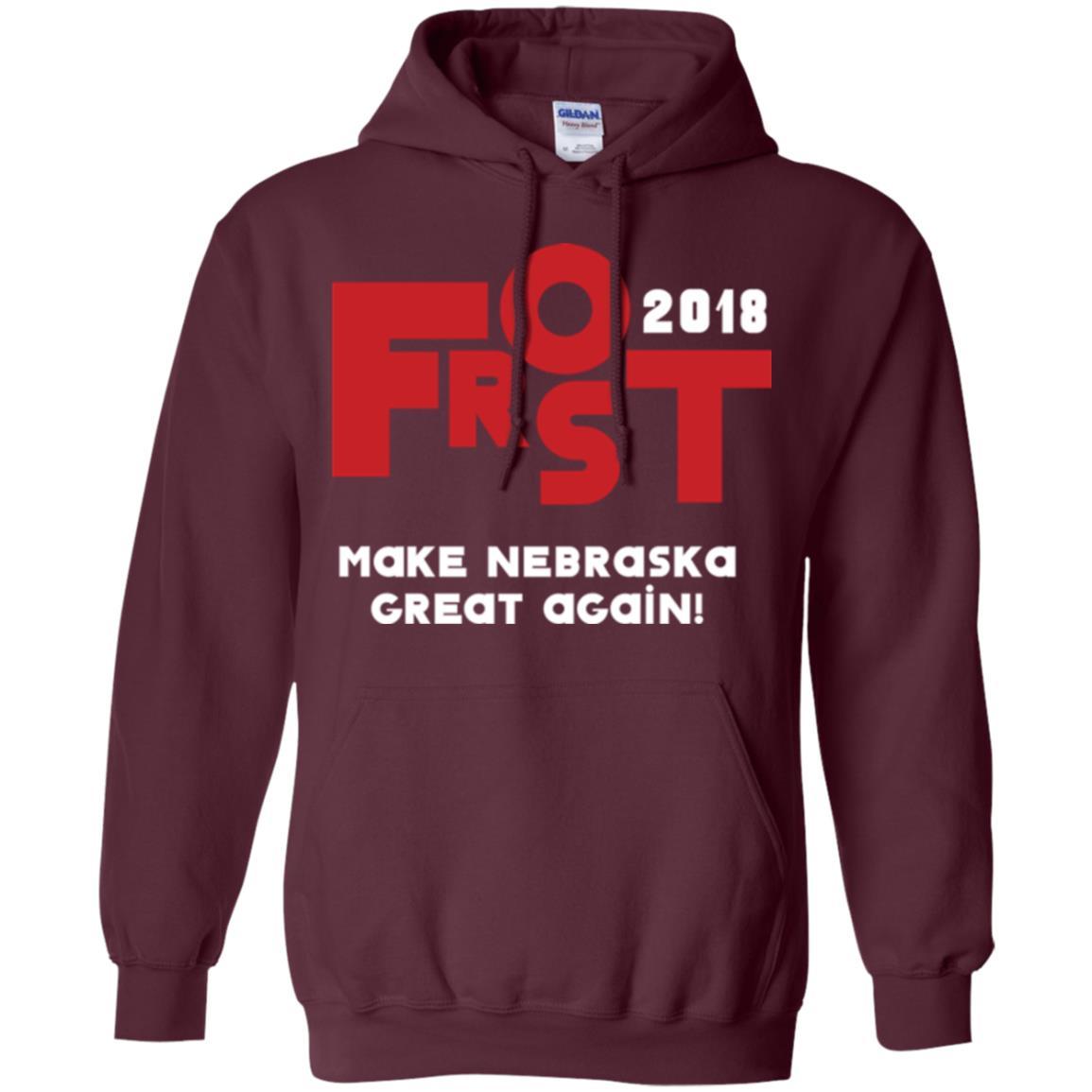Frost 2018 Make Nebraska Great Again T-shirt Maroon