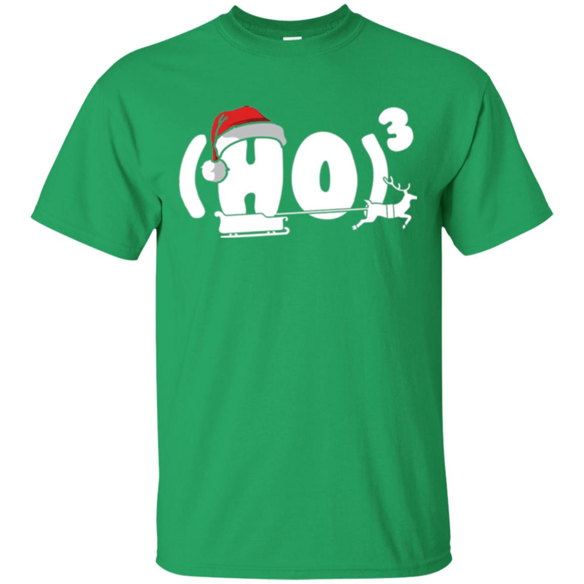 Christmas T-shirt Ho Ho Ho Irish Green
