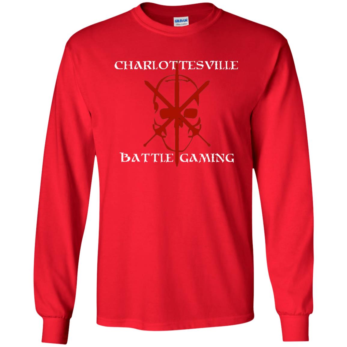 Charlottesville Battle Gaming Gamer T-shirt Red