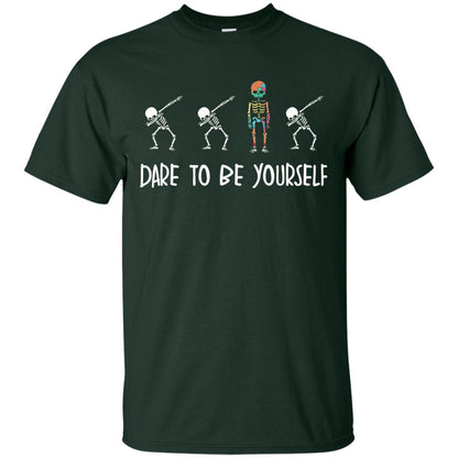 Dare To Be Yourself Autism Awareness T-shirt Forest