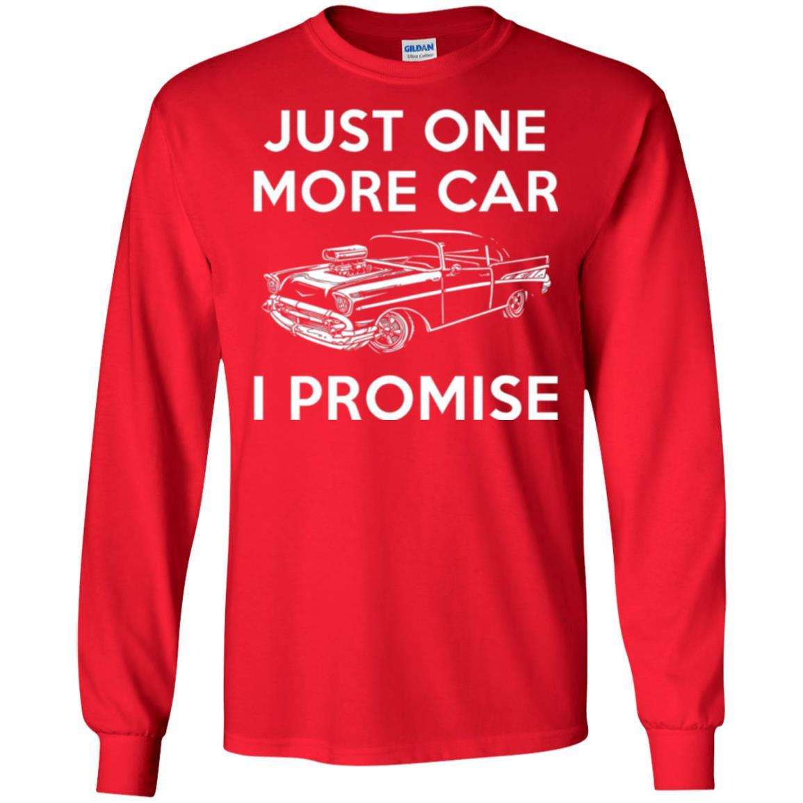 Car Lover T-shirt Just One More Car Red