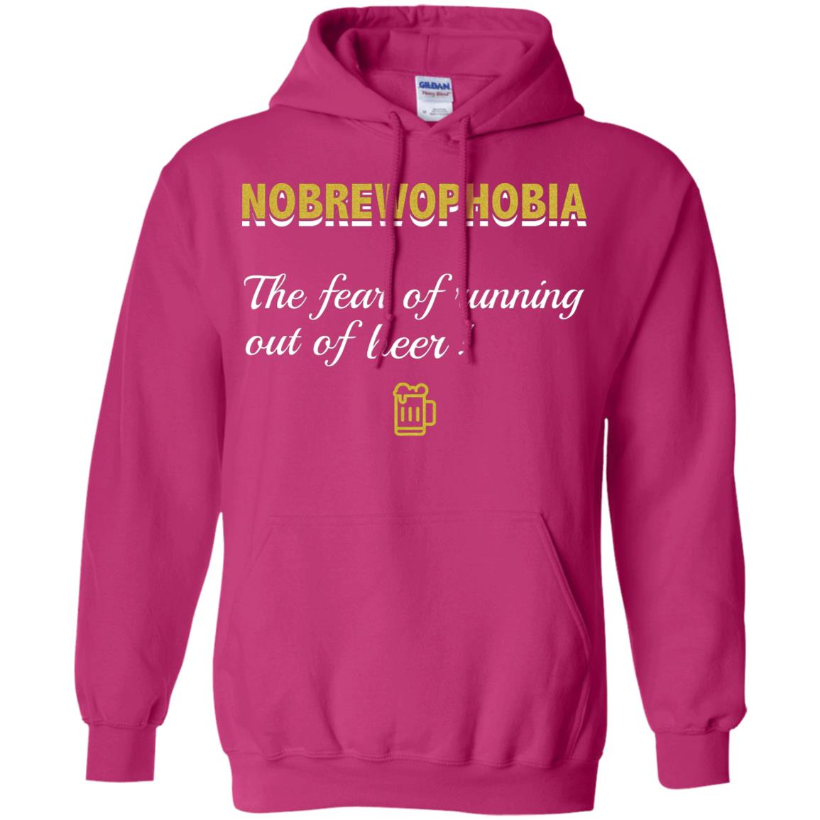 Nobrewophobia The Fear Of Running Out Of Beer Shirt Heliconia
