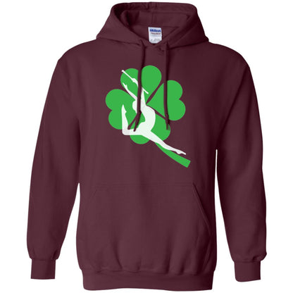 Baton Twirling Lover Saint Patrick's Day Maroon