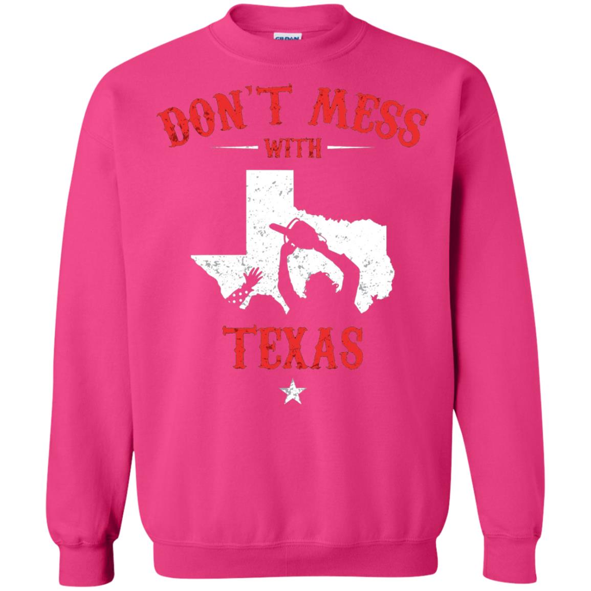 Don_t Mess With Texas Chainsaw T-shirt Heliconia