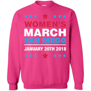 Women's March San Diego January 20th 2018 Protest Women's Right T-shirt