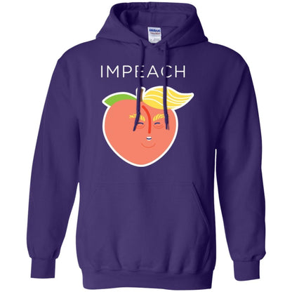 Anti Trump Peach Emoji T-shirt Impeach Donald Purple