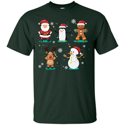 Christmas Character Ideas Gift Shirt Forest