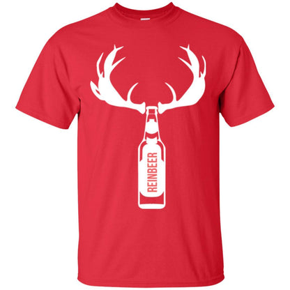 Christmas T-shirt Funny Christmas Reinbeer Red