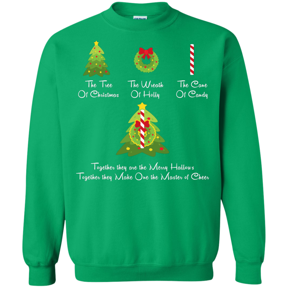The Tree Of Christmas T-Shirt Irish Green