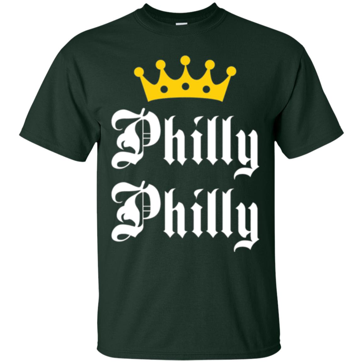 Football Lover T-shirt Philly Philly Philadelphia Football Fan Forest Green