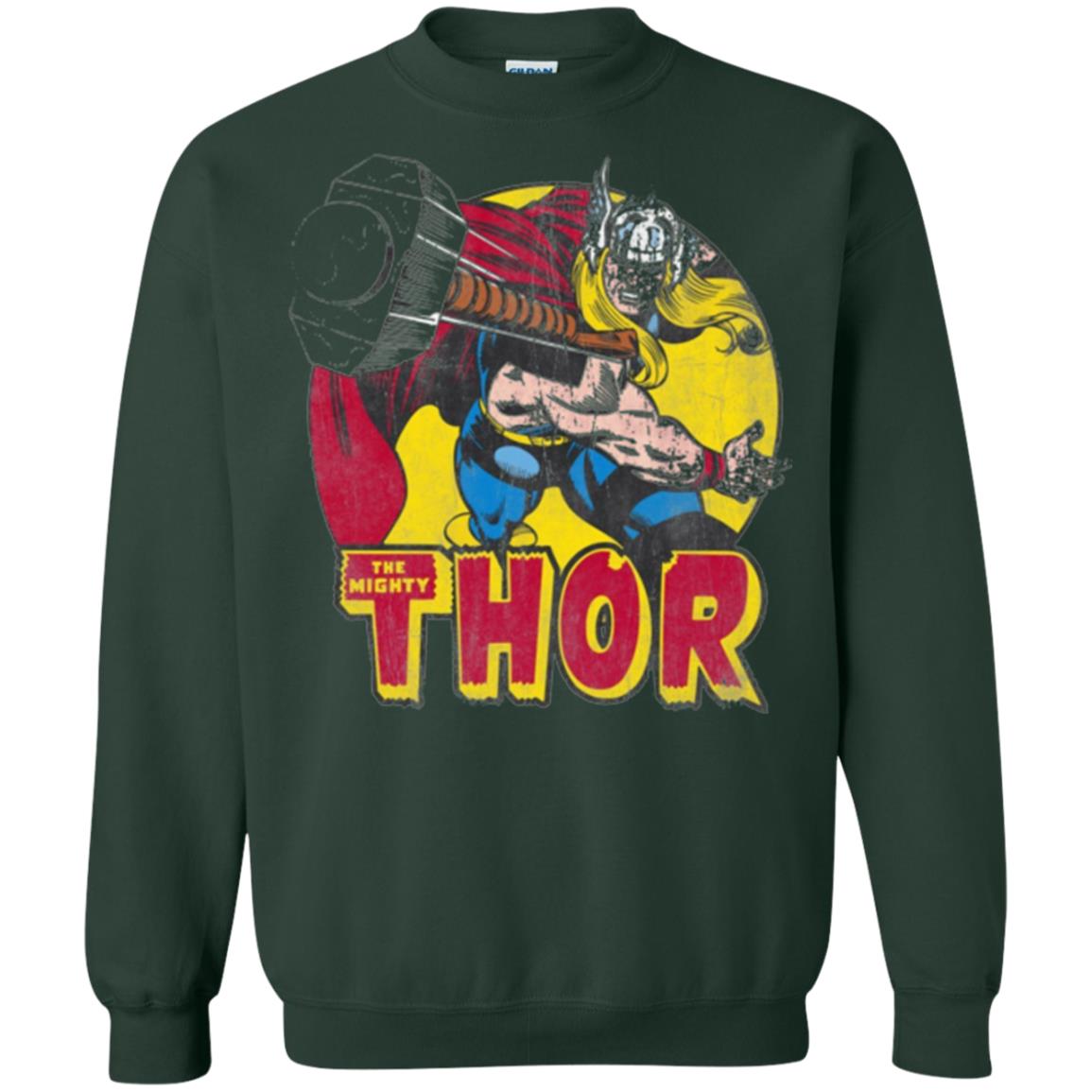 Comic Marvel T-shirt The Mighty Thor Forest Green