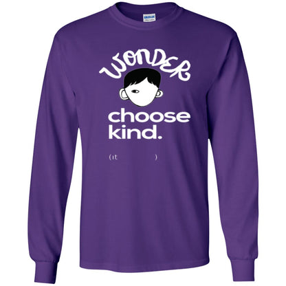 Anti Bullying T-shirt Choose Kind Purple