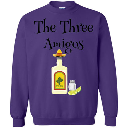 Cooking Lovers T-shirt The Three Amigos Tequila Salt Lime Purple
