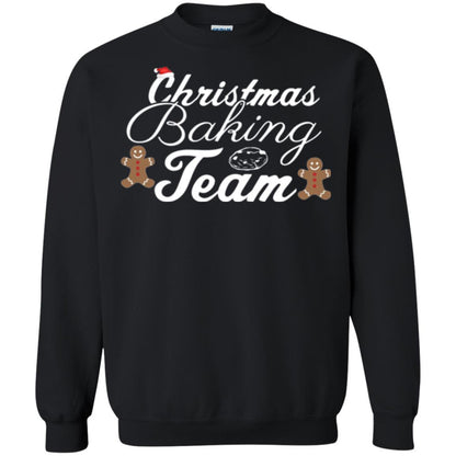 Baker T-shirt Christmas Baking Team Black