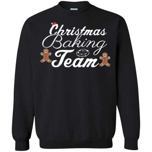 Baker T-shirt Christmas Baking Team Black