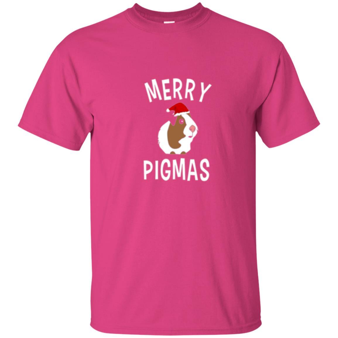 Guinea Pig Lover T-shirt Merry Christmas Pigmas Heliconia