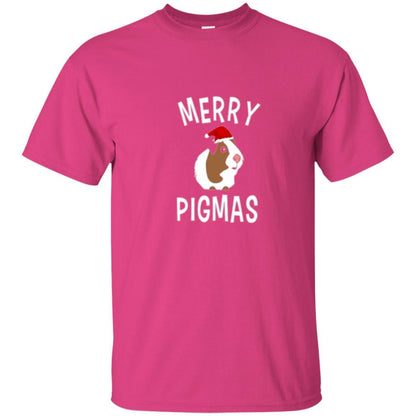 Guinea Pig Lover T-shirt Merry Christmas Pigmas Heliconia