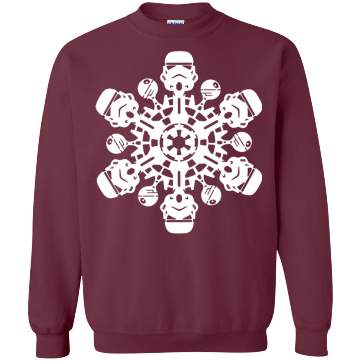 Christmas T-shirt Star Wars Stormtrooper Snowflake Maroon