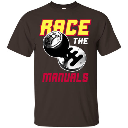 Race The Manuals Racing Shirt Dark Chocolate