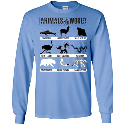 Save Animals Of Our World T-shirt Carolina Blue