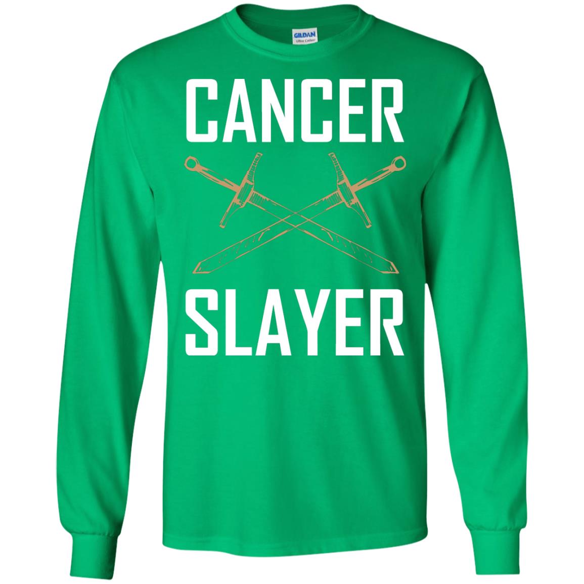 Cancer Slayer Cancer Survivor Shirt Irish Green