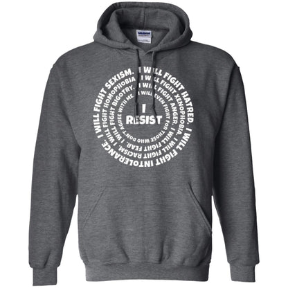 I Resist The Hate T-shirt Dark Heather