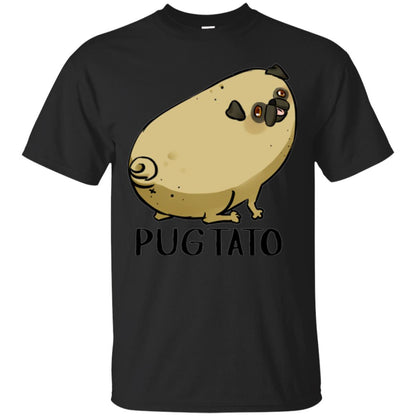Dog Lovers T-shirt Pugtato Black