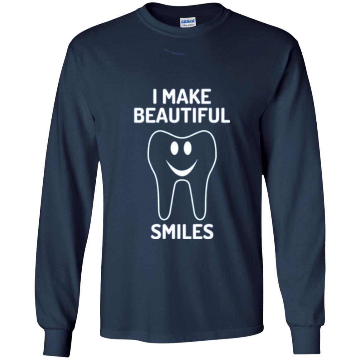 Dentist T-shirt I Make Beautiful Smiles Navy