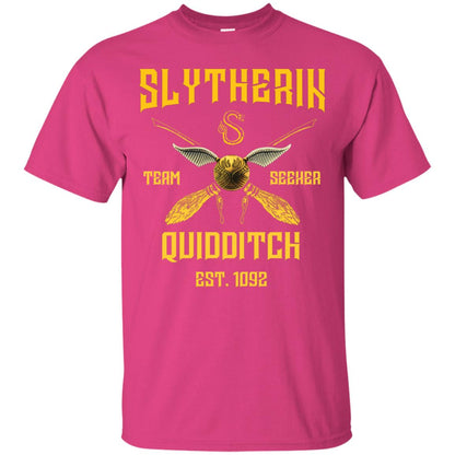 Slytherin Quiddith Team Seeker Est 1092 Harry Potter Shirt Heliconia