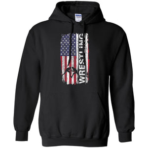 Usa Flag Wrestling T-shirt