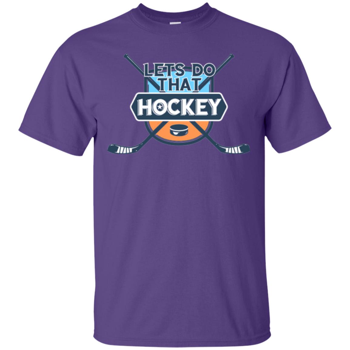 Let_s Do That Hockey T-shirt Purple
