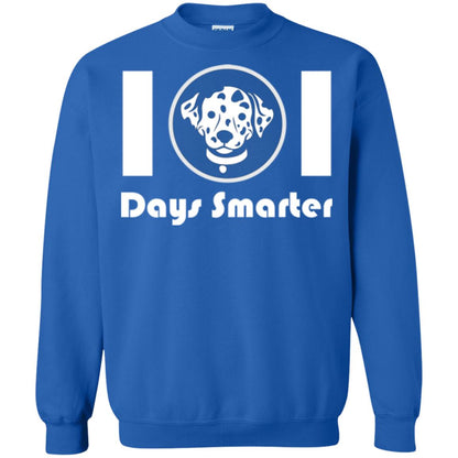 Dog Lovers T-shirt 101 Days Smarter Royal