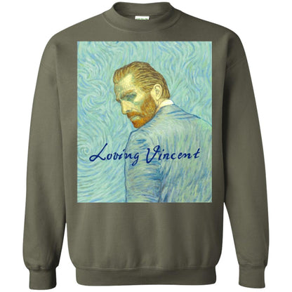 Movie Poster T-shirt Loving Vincent Military Green