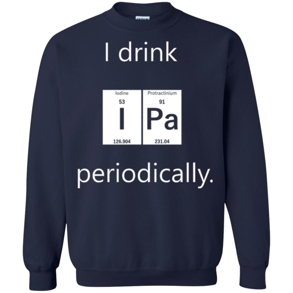 Chemistry T-shirt Drink Ipa Periodically Navy