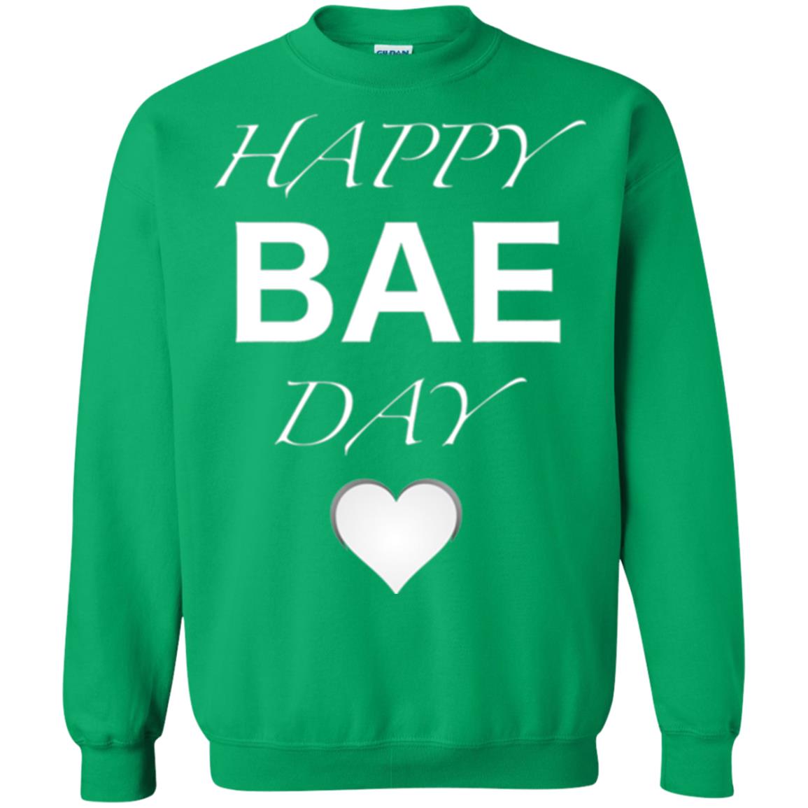 Valentine_s Day T-shirt Happy Bae Day Irish Green