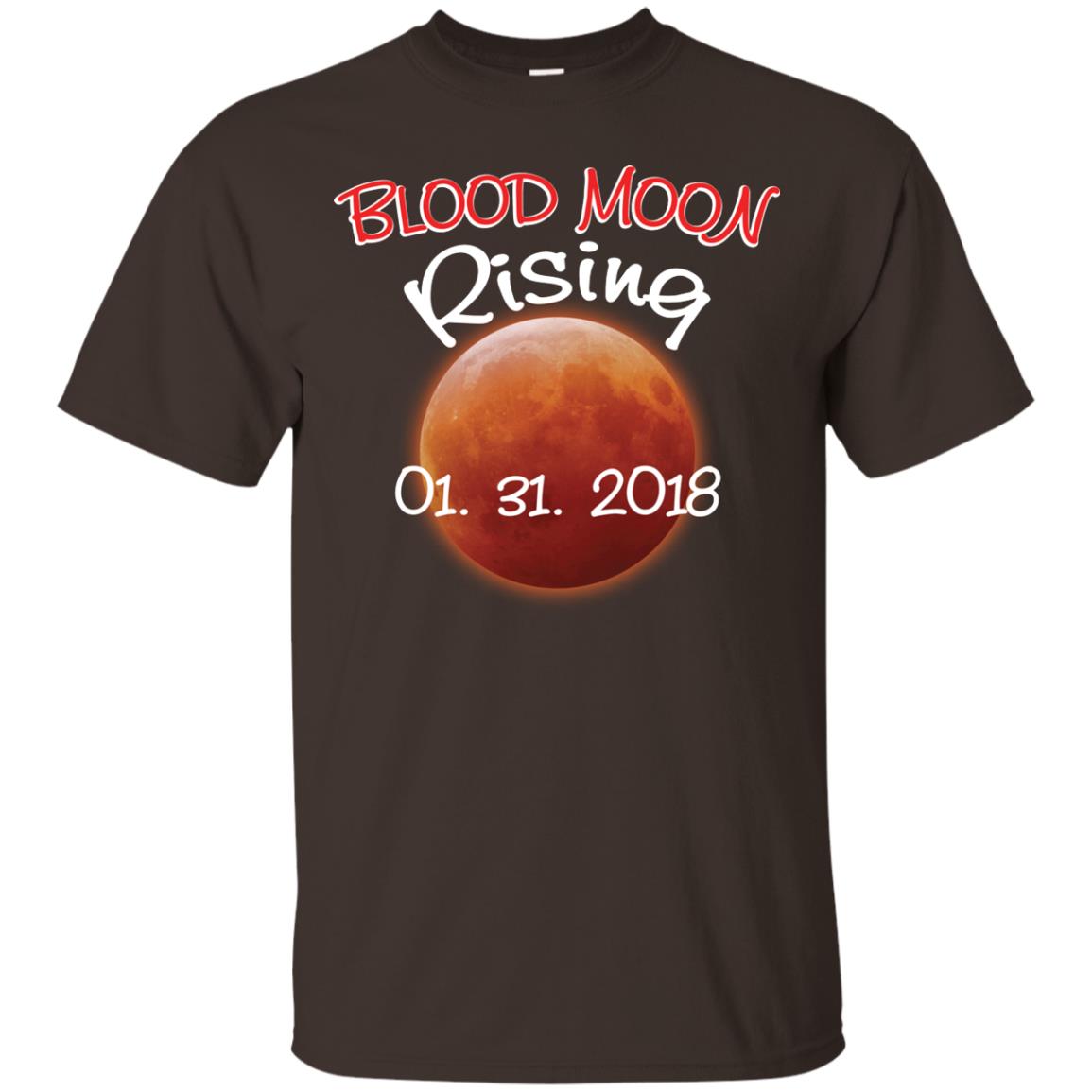 Blood Moon T-shirt Rising 01.31.2018 Dark Chocolate