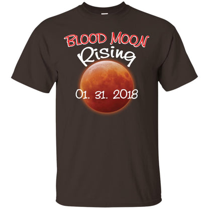 Blood Moon T-shirt Rising 01.31.2018 Dark Chocolate