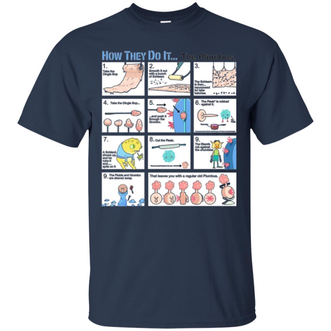 Film T-shirt How They Do Itthe Plumbus Navy