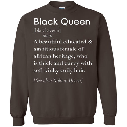 Nubian Queen T-shirt Black Queen Definition Dark Chocolate