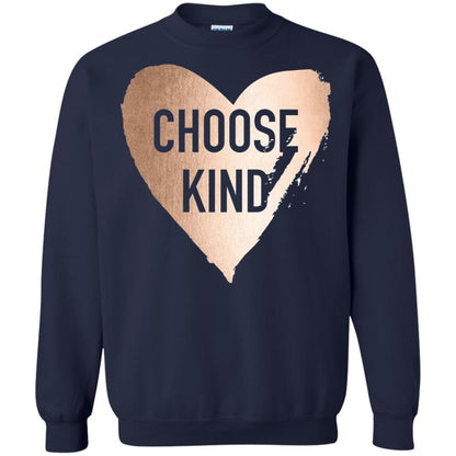 Choose Kind Anti Bullying Rose Gold T-shirt Navy