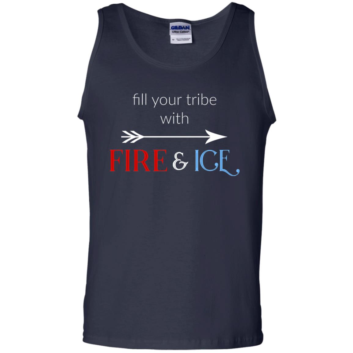 Fill Your Tribe With Fire Ice Tribe Shirt Navy