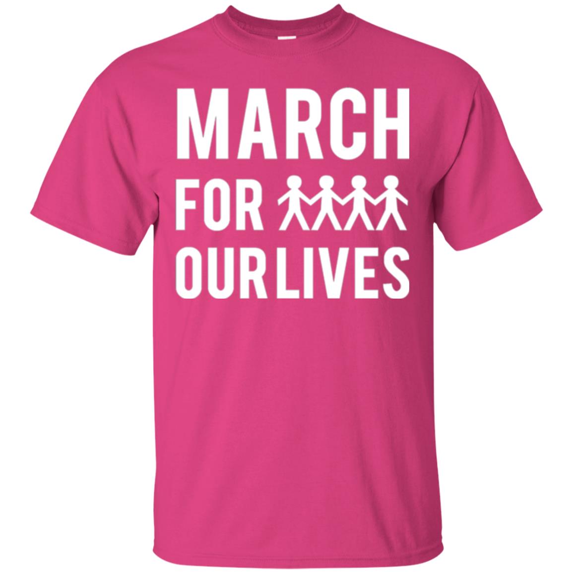 March For Our Lives Anti Gun T-shirt Heliconia
