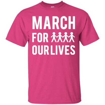 March For Our Lives Anti Gun T-shirt Heliconia