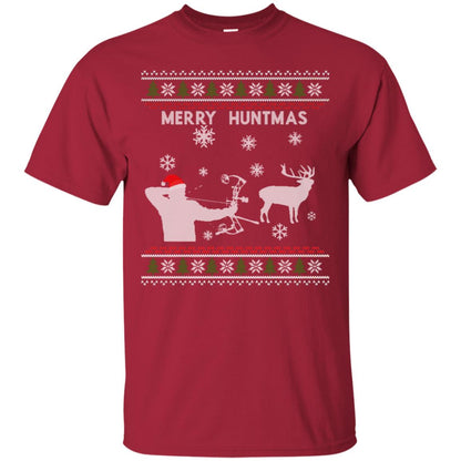 Hunting Christmas X-mas Gift Shirt For Mens Cardinal
