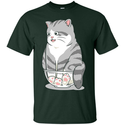 Cat Smile Cat Lover T-shirt Forest