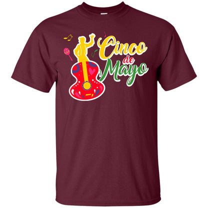 Cinco De Mayo Mexican Culture Festival On May 5th Shirt Maroon