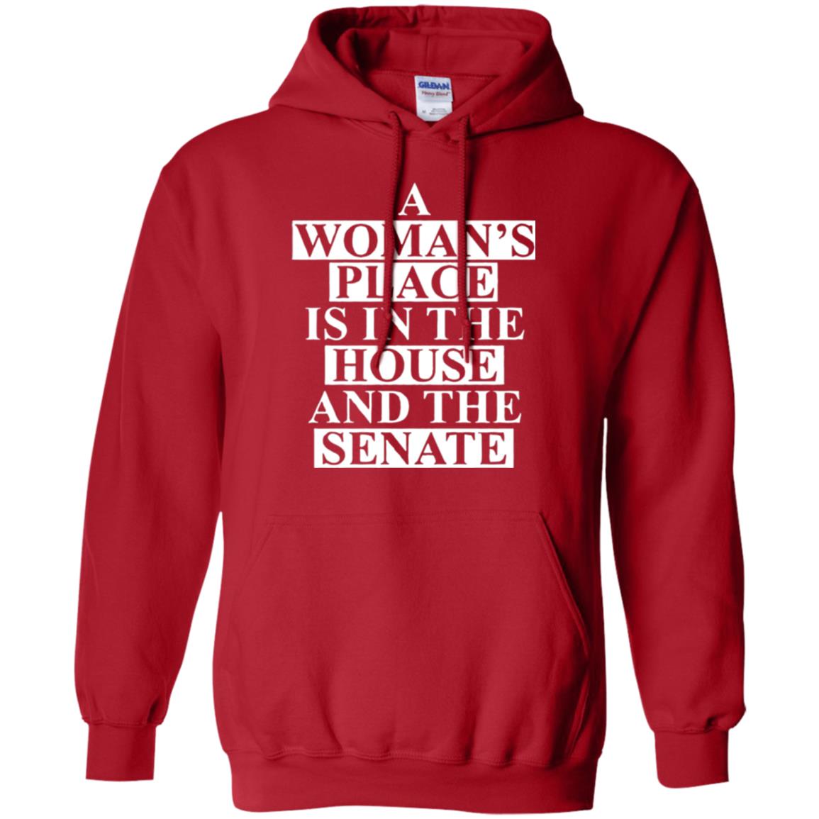 A Wonma_s Place Is In The House And The Senate T-shirt Red